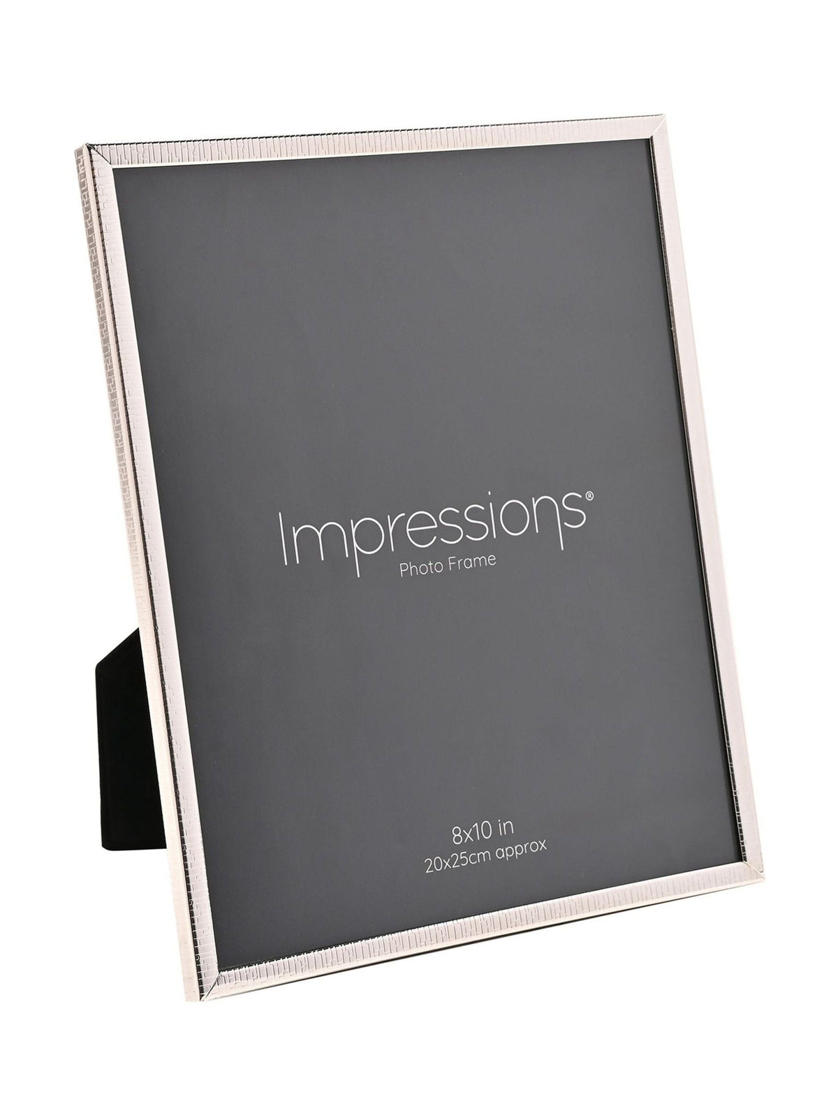 Widdop silver crackled edge photo frame 8x10 inch, imported from the UK