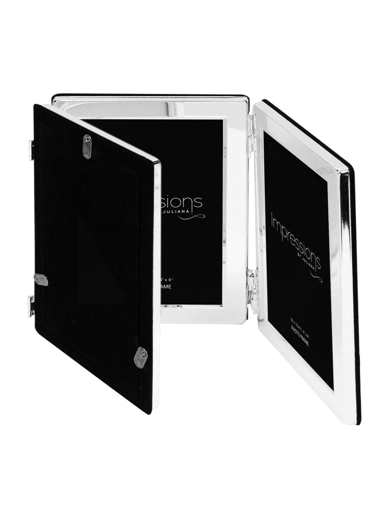 Widdop silver triple photo frame, imported from the UK