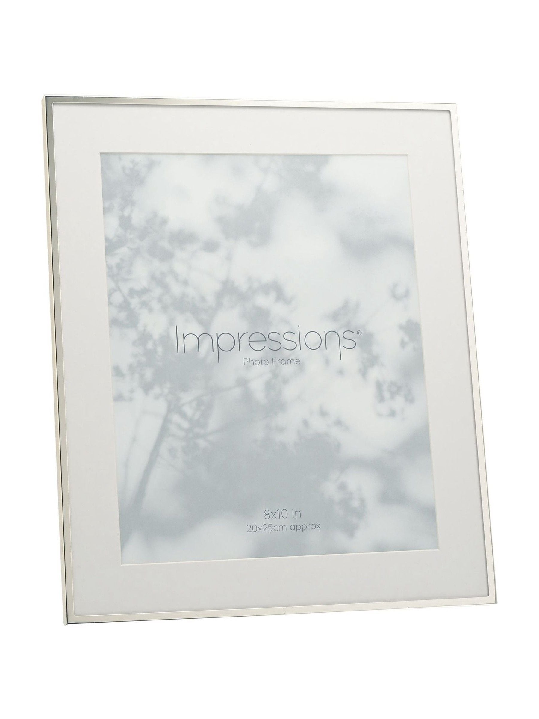 Widdop silver photo frame for 8x10 print (British brand)