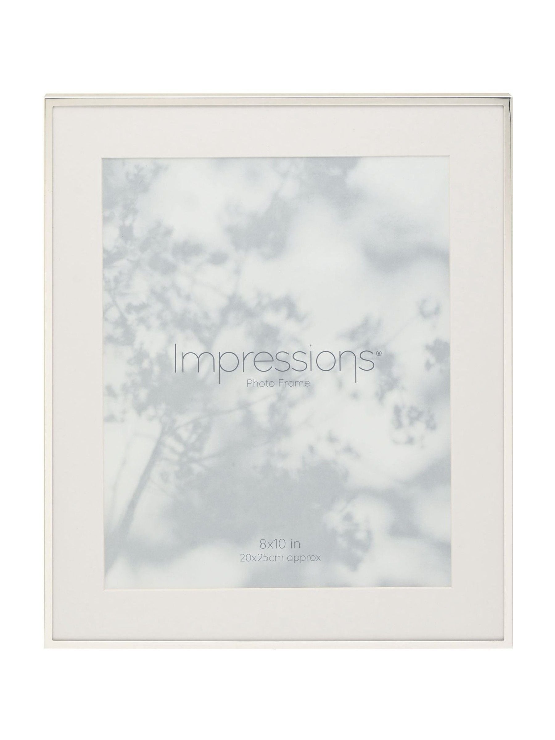 Widdop silver photo frame for 8x10 print (British brand)