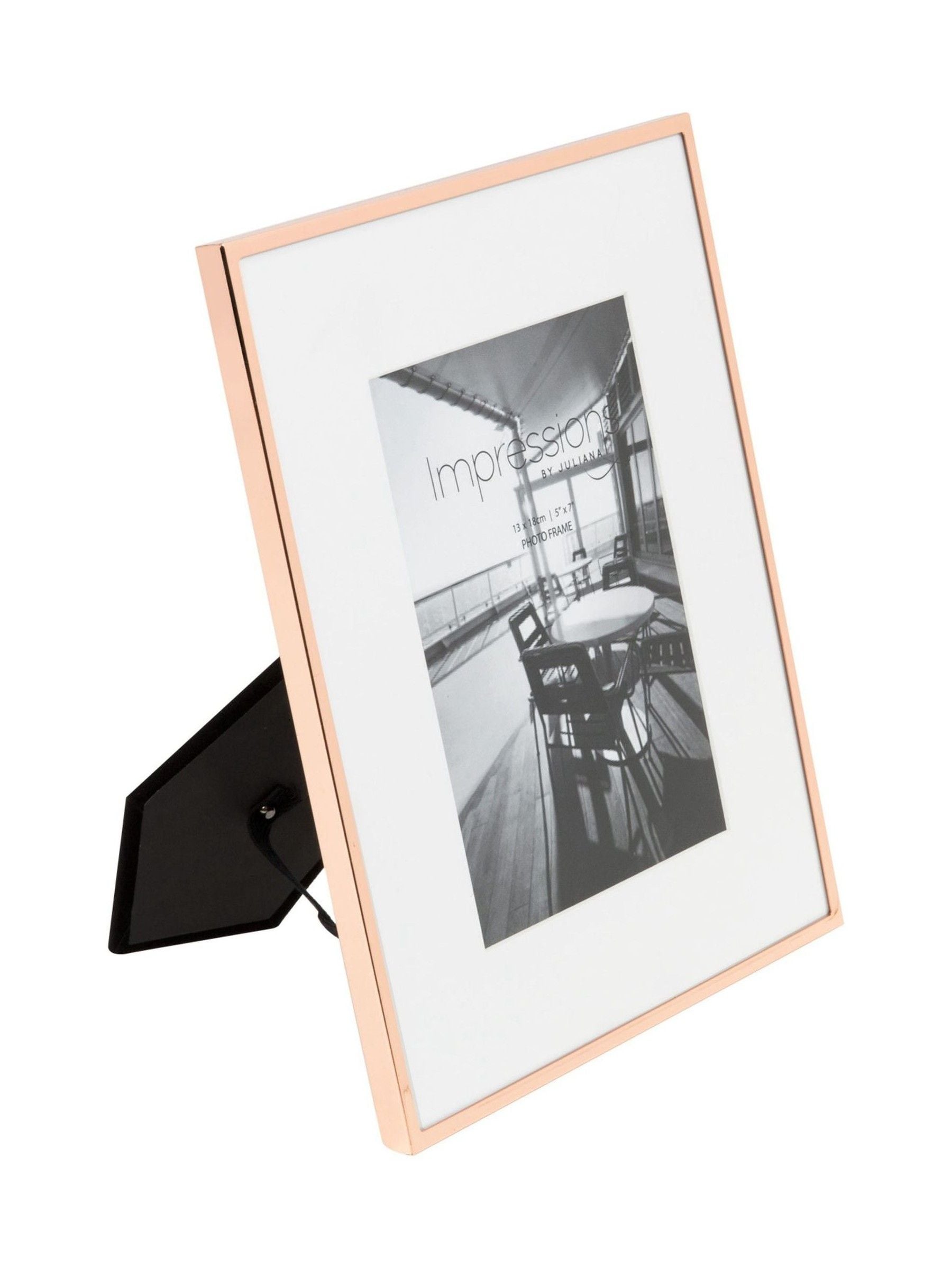 Widdop copper plated photo frame 5x7 (British brand)