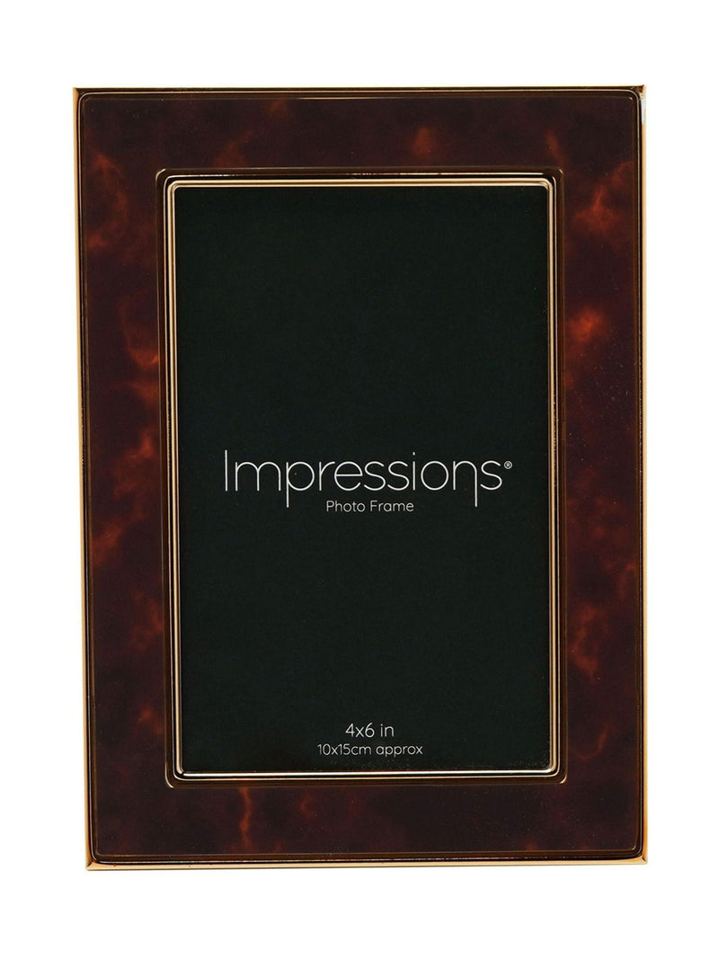 Widdop brown photo frame for 4x6 photos (British brand)