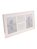 Widdop silver-plated multi-aperture photo frame - British product