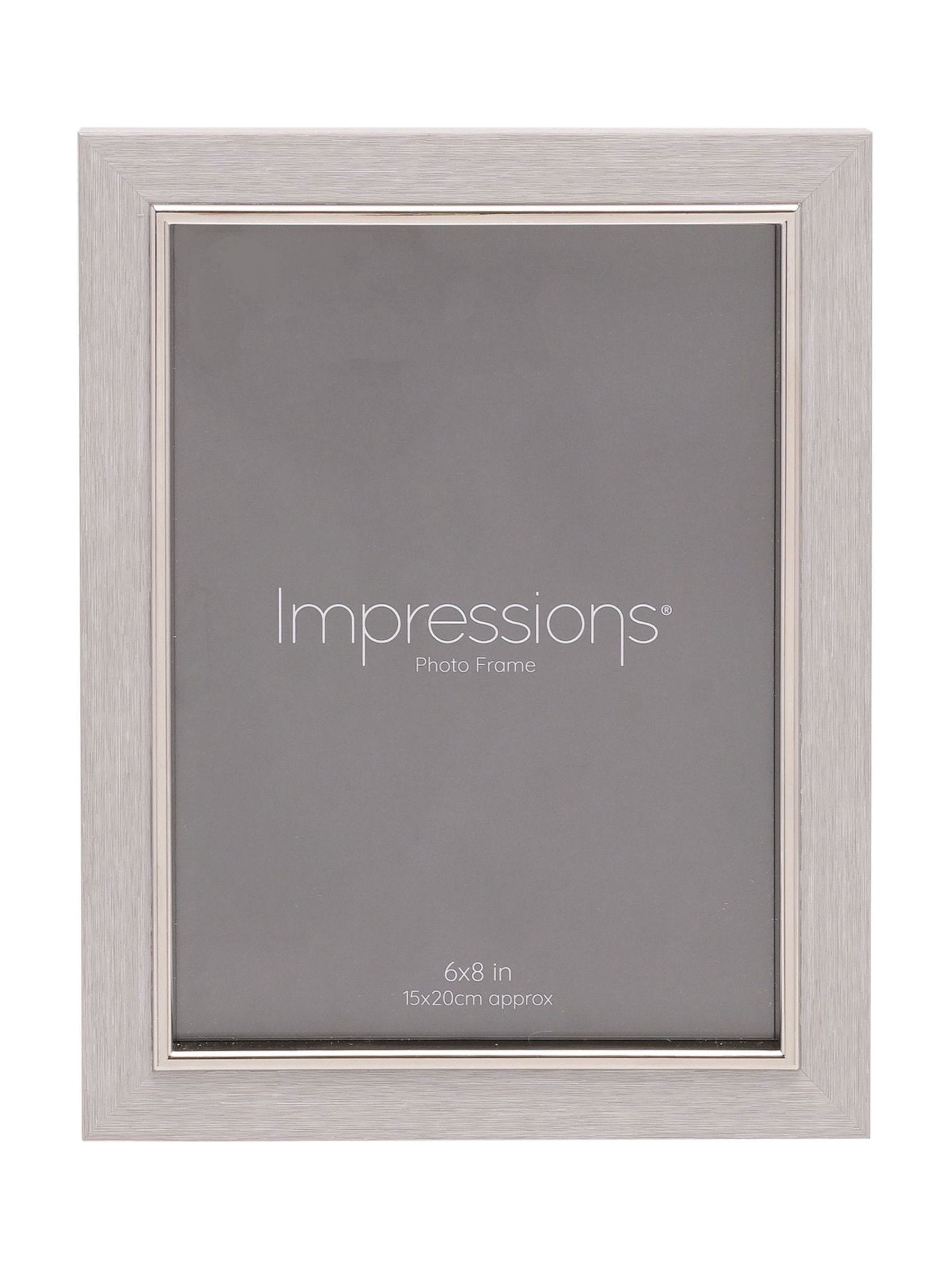 Widdop grey faux wood photo frame 6x8 inch (British brand)