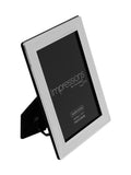 Widdop silver satin photo frame 5x7, UK version