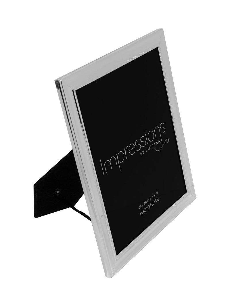 Widdop silver single beaded photo frame 8x10 - British product