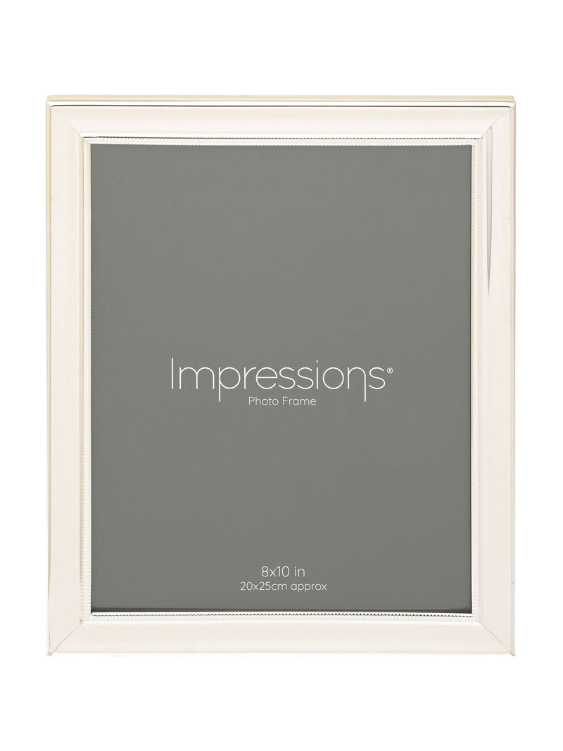 Widdop silver single beaded photo frame 8x10 - British product