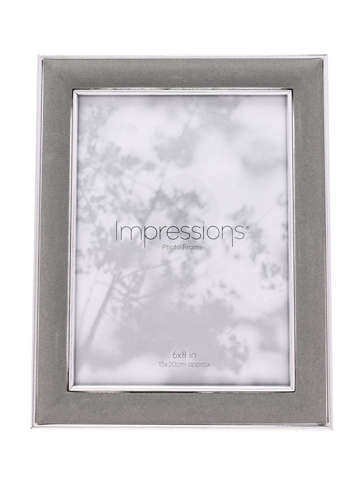 Widdop Grey Photo Frame with Velvet