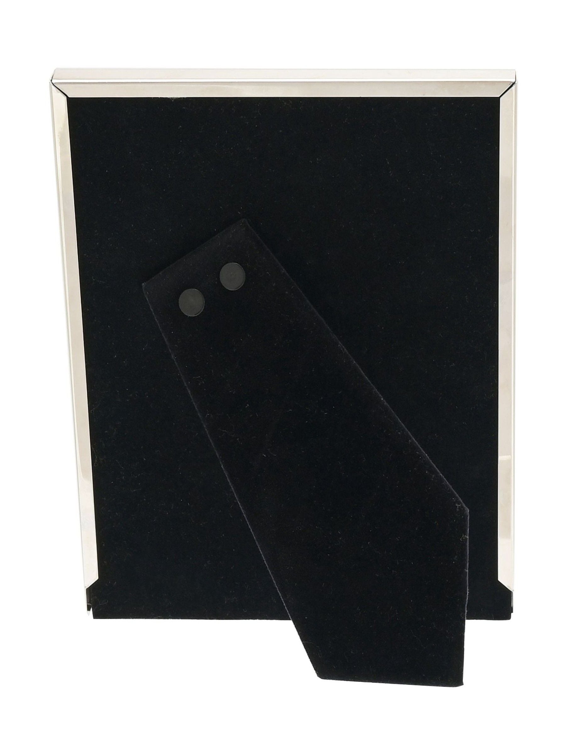 Widdop silver photo frame with glitter band 4x6 inch, imported from the UK