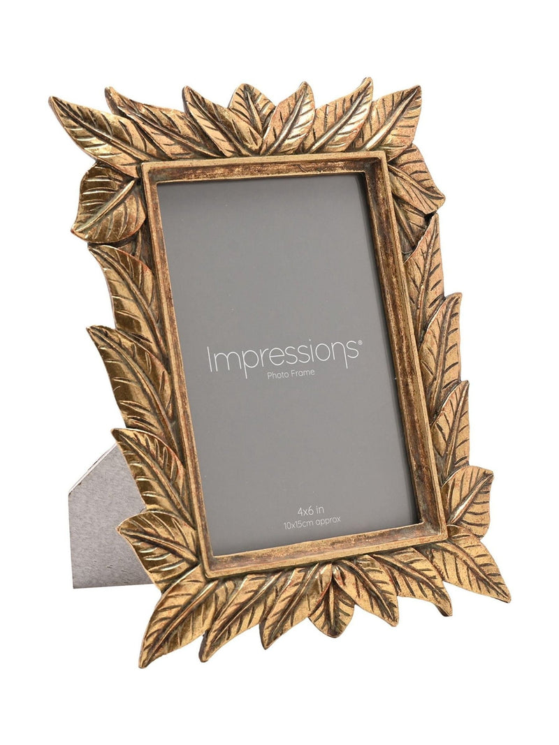 Widdop gold leaf design photo frame 4x6 - British product