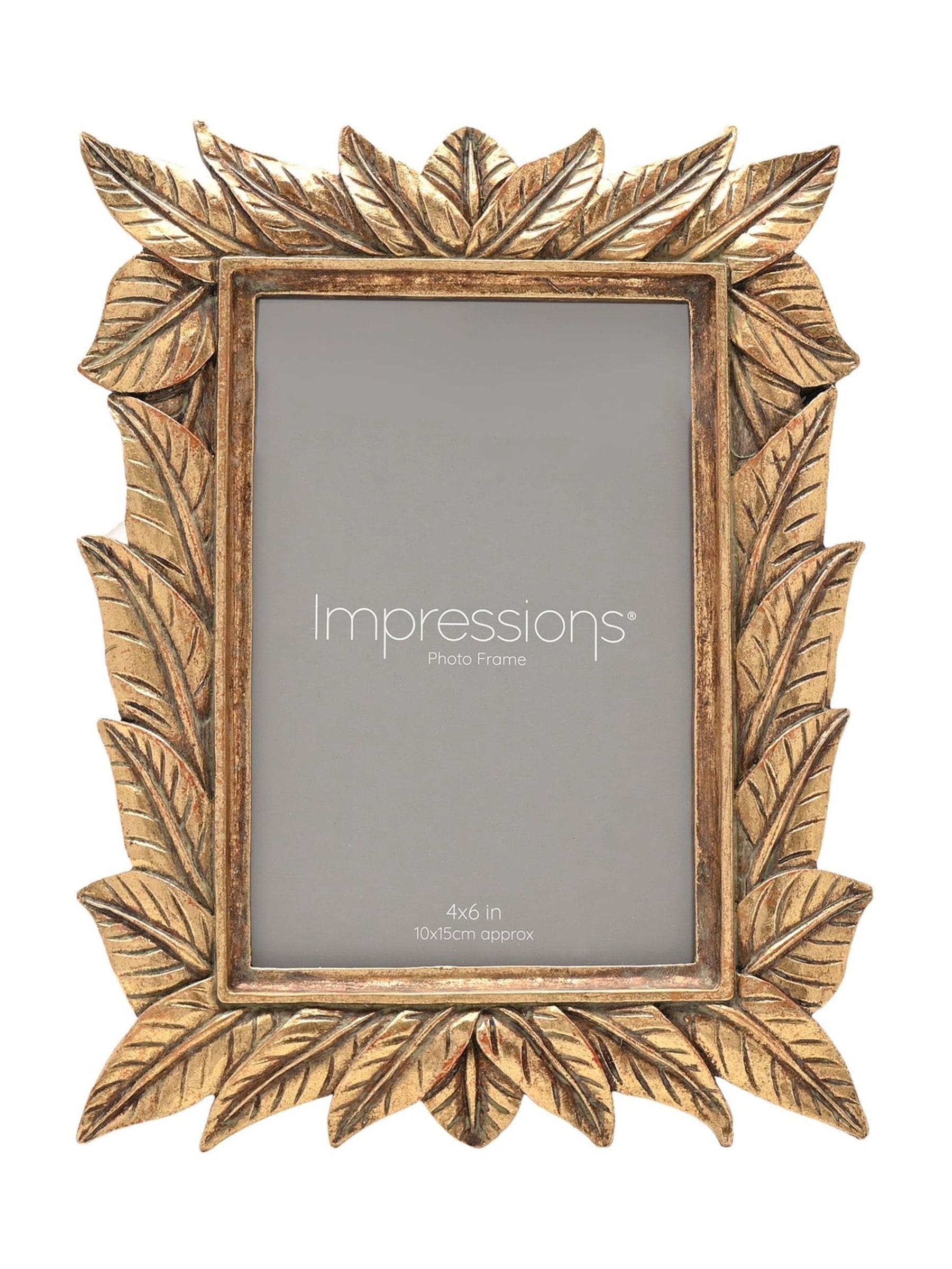 Widdop gold leaf design photo frame 4x6 - British product