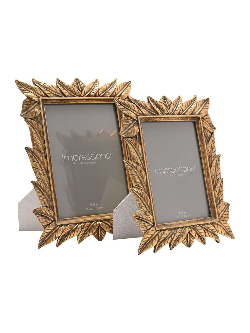 Widdop gold leaf design photo frame 4x6 - British product