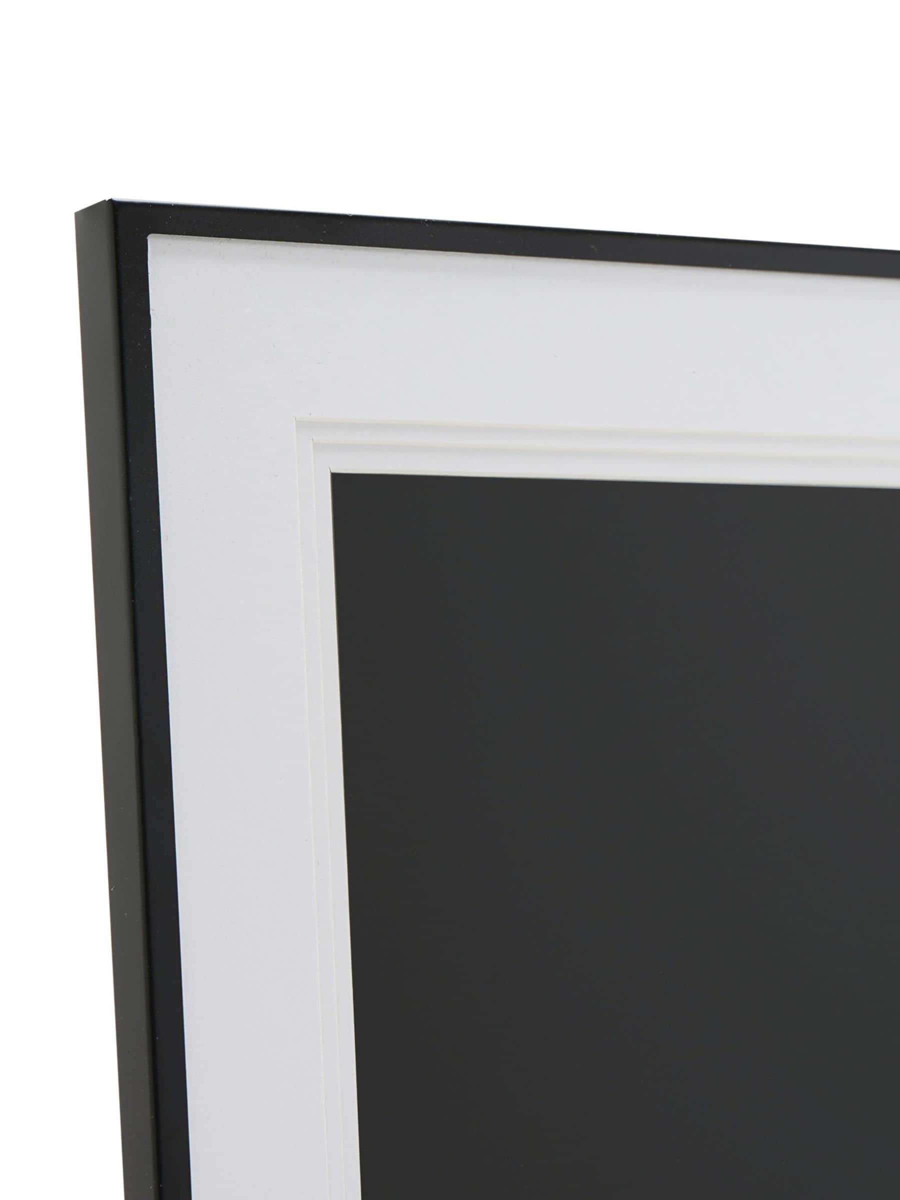 Widdop black aluminium photo frame 4x6 - British product