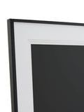 Widdop black aluminium photo frame 4x6 - British product