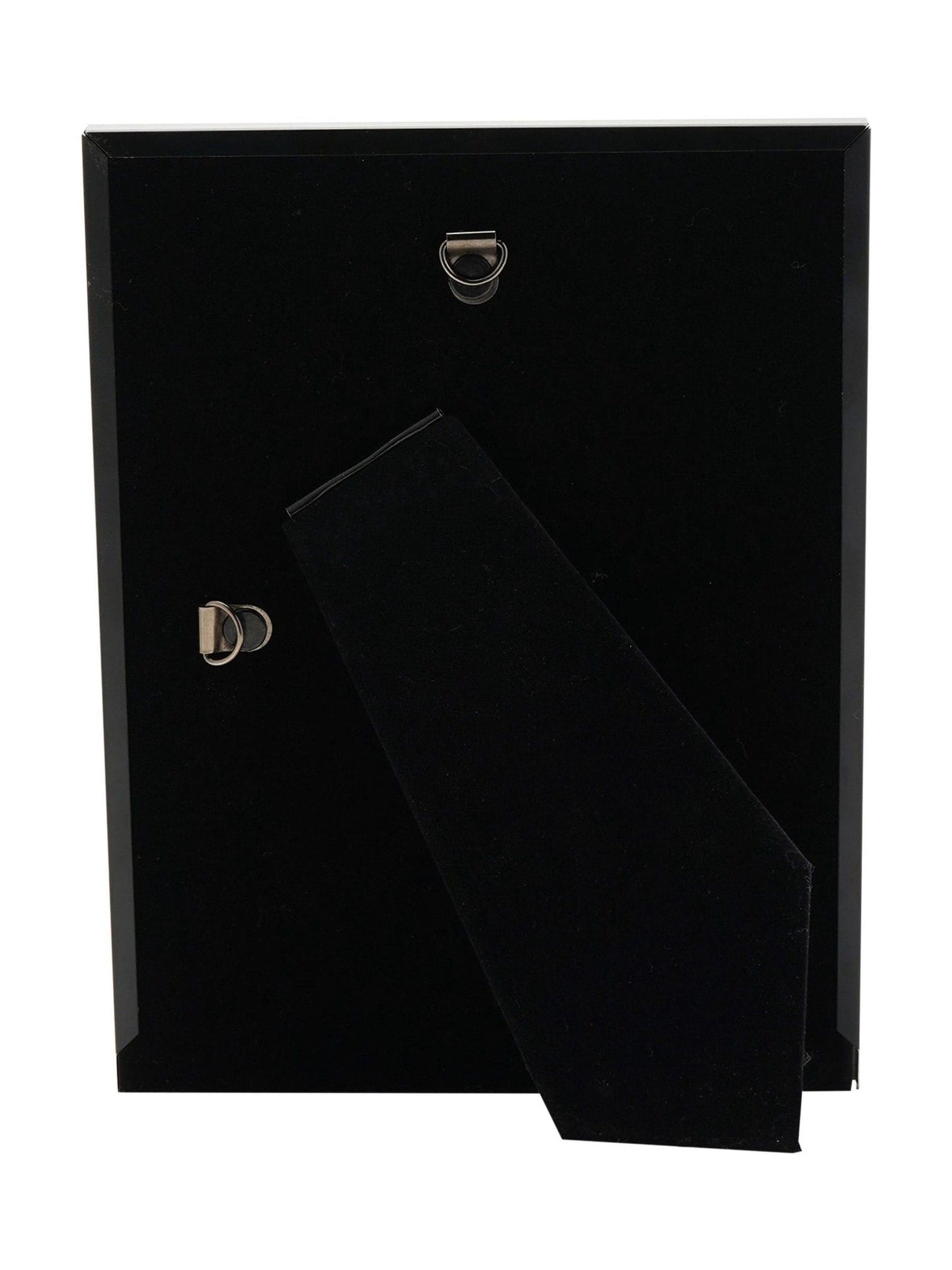 Widdop black aluminium photo frame 4x6 - British product