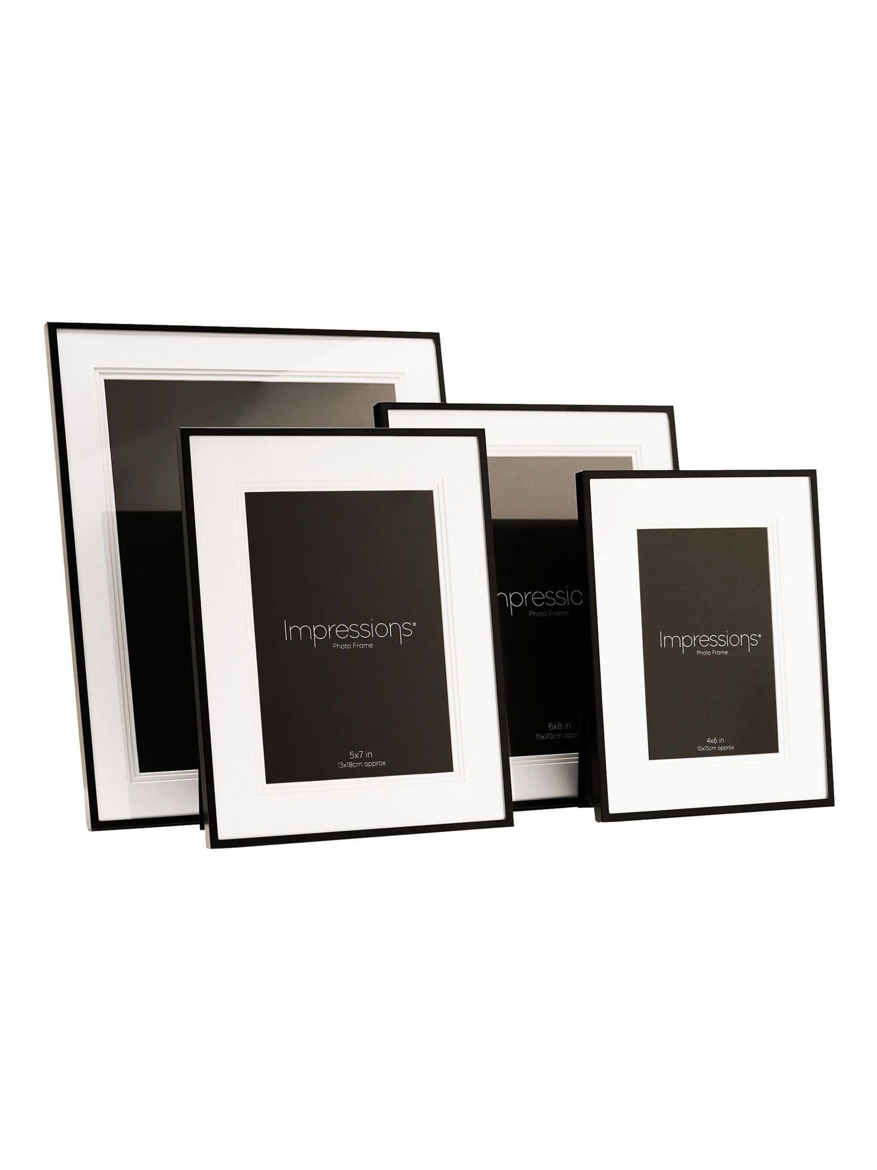 Widdop black aluminium photo frame 4x6 - British product