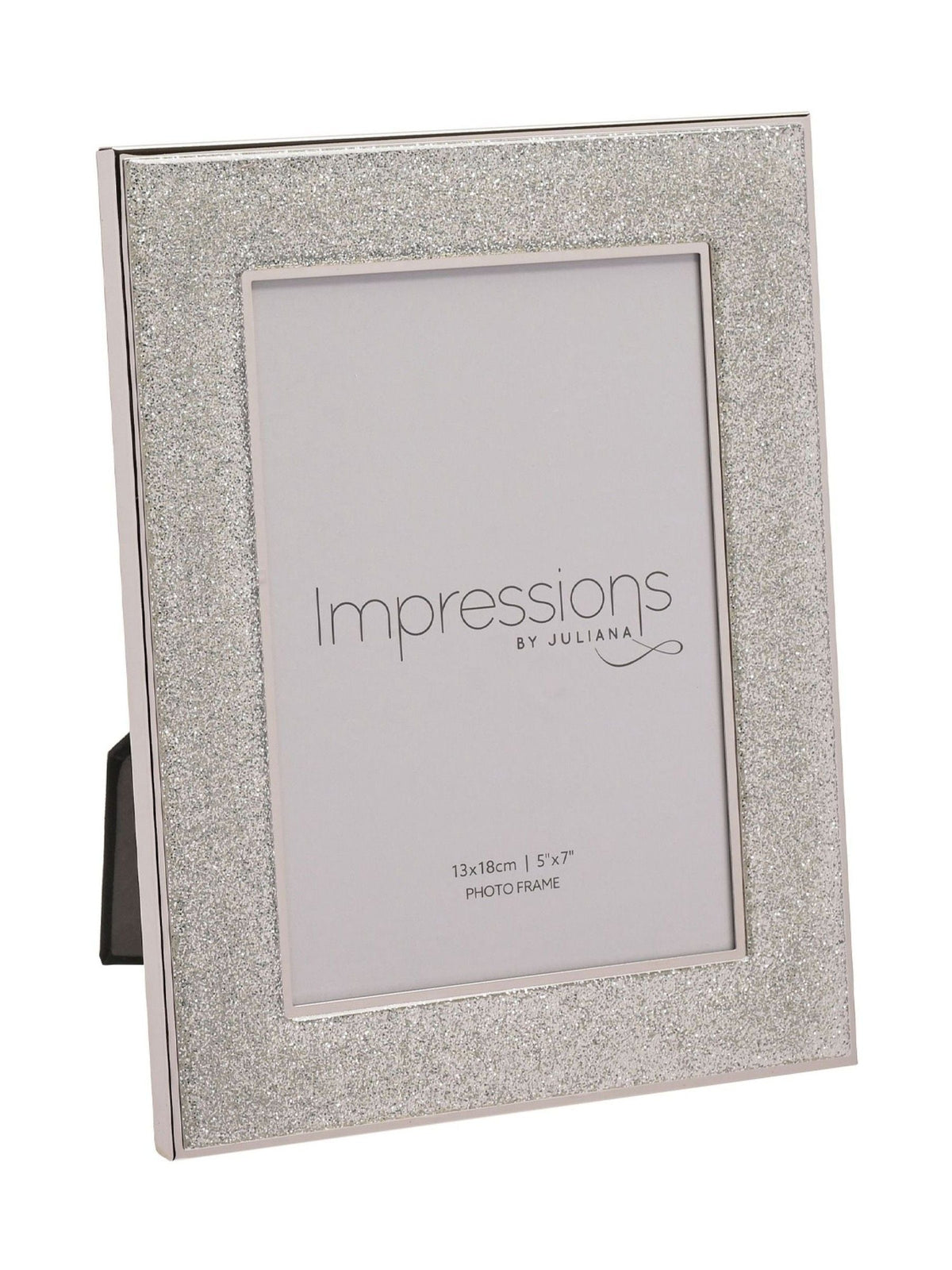 Impressions by Juliana glitter band silver photo frame, imported from the UK