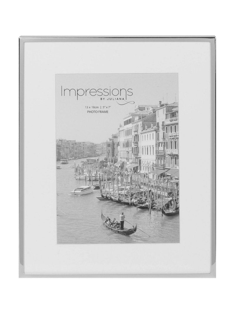 Impressions by Juliana Widdop silver photo frame 5x7 inch (British brand)