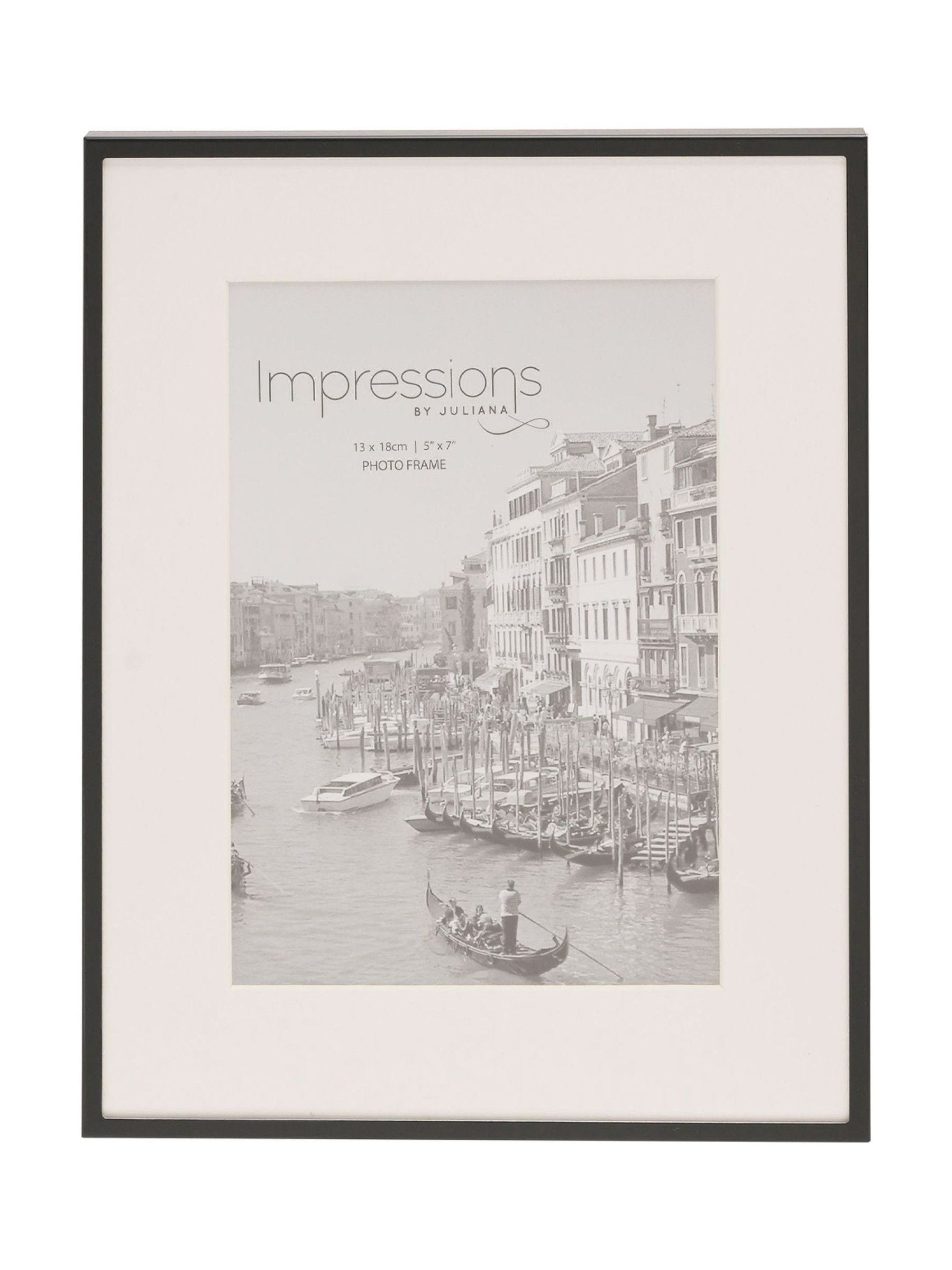 Impressions by Juliana Widdop black photo frame 5x7, UK version