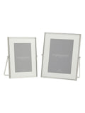 Widdop silver photo frame 5x7 inch white border - British product