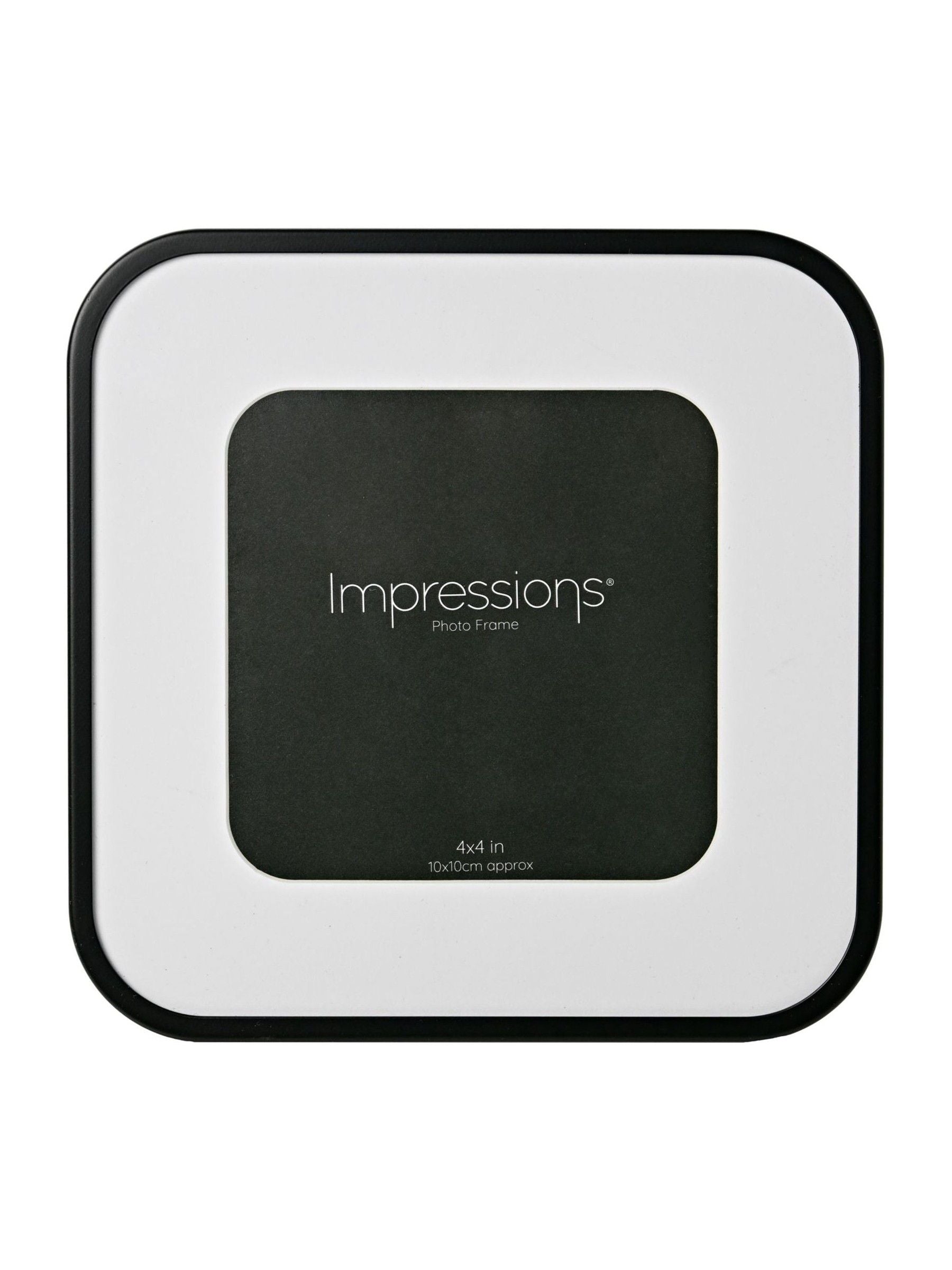 Widdop black photo frame with white mount, UK version