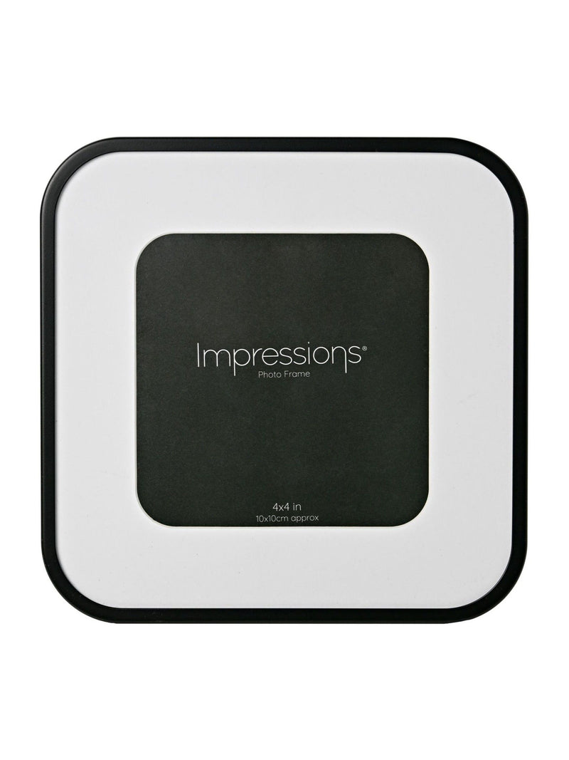 Widdop black photo frame with white mount, UK version