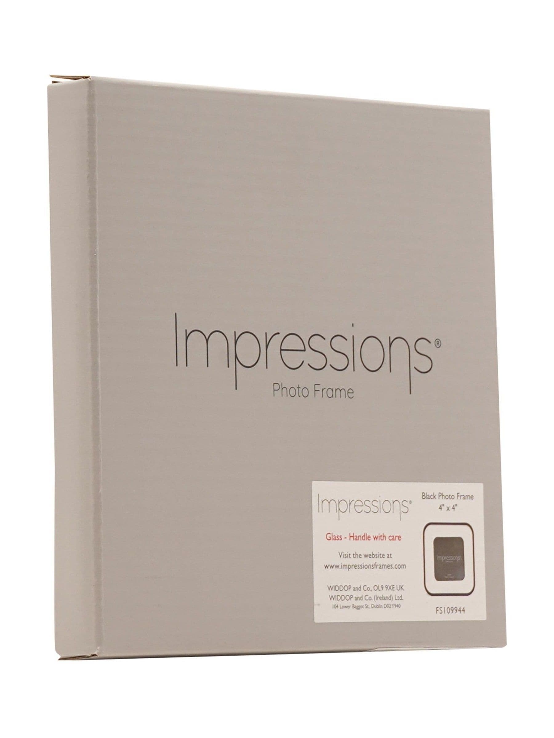Widdop black photo frame with white mount, UK version