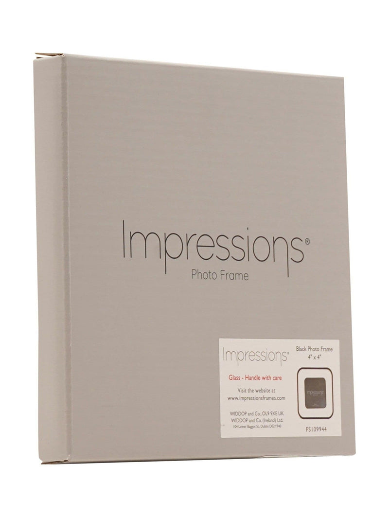 Widdop black photo frame with white mount, UK version