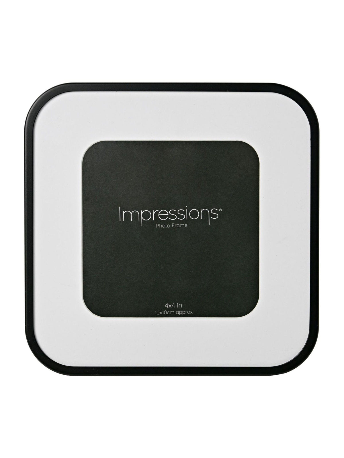 Widdop black photo frame with white mount, UK version