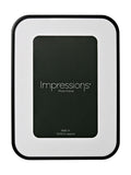 Widdop black oval corner photo frame 4x6 (British brand)