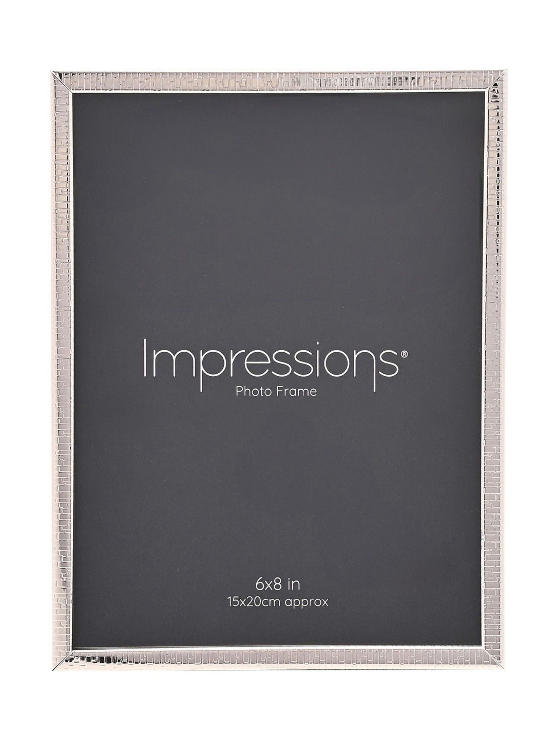 Widdop crackled silver photo frame 6x8, imported from the UK