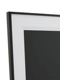 Widdop black aluminium 5x7 photo frame - British product