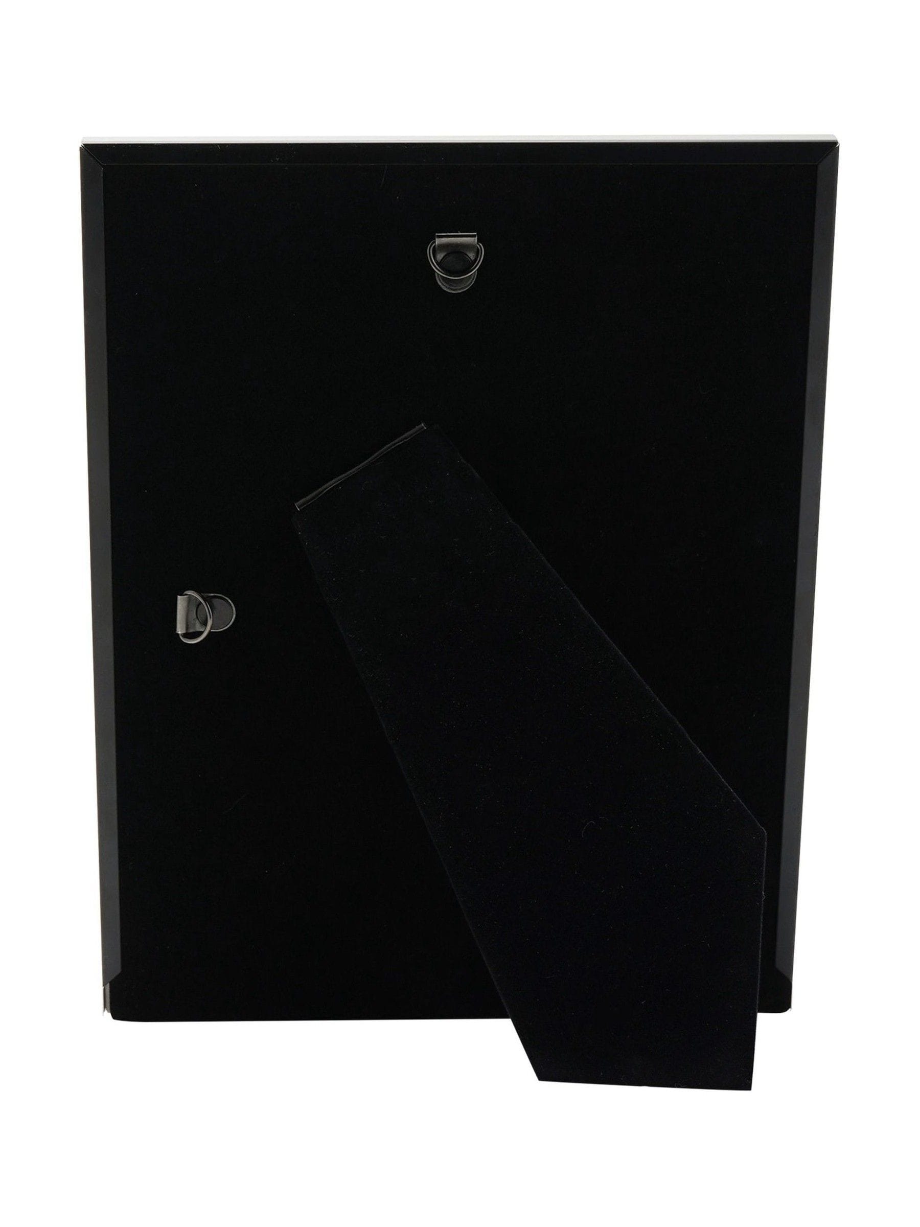 Widdop black aluminium 5x7 photo frame - British product
