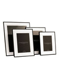 Widdop black aluminium 5x7 photo frame - British product