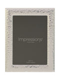 Widdop silver textured photo frame 5x7 - British product