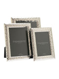Widdop silver textured photo frame 5x7 - British product