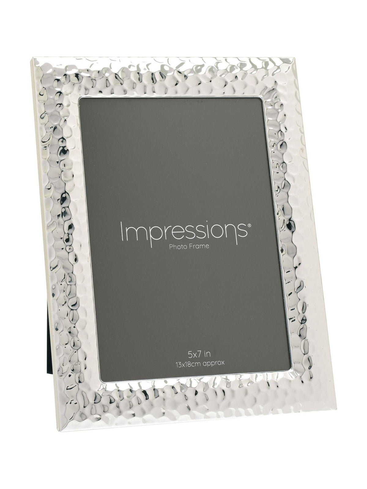 Widdop silver textured photo frame 5x7 - British product
