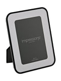 Widdop black oval corner photo frame for 5x7 (British brand)