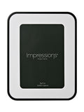 Widdop black oval corner photo frame for 5x7 (British brand)