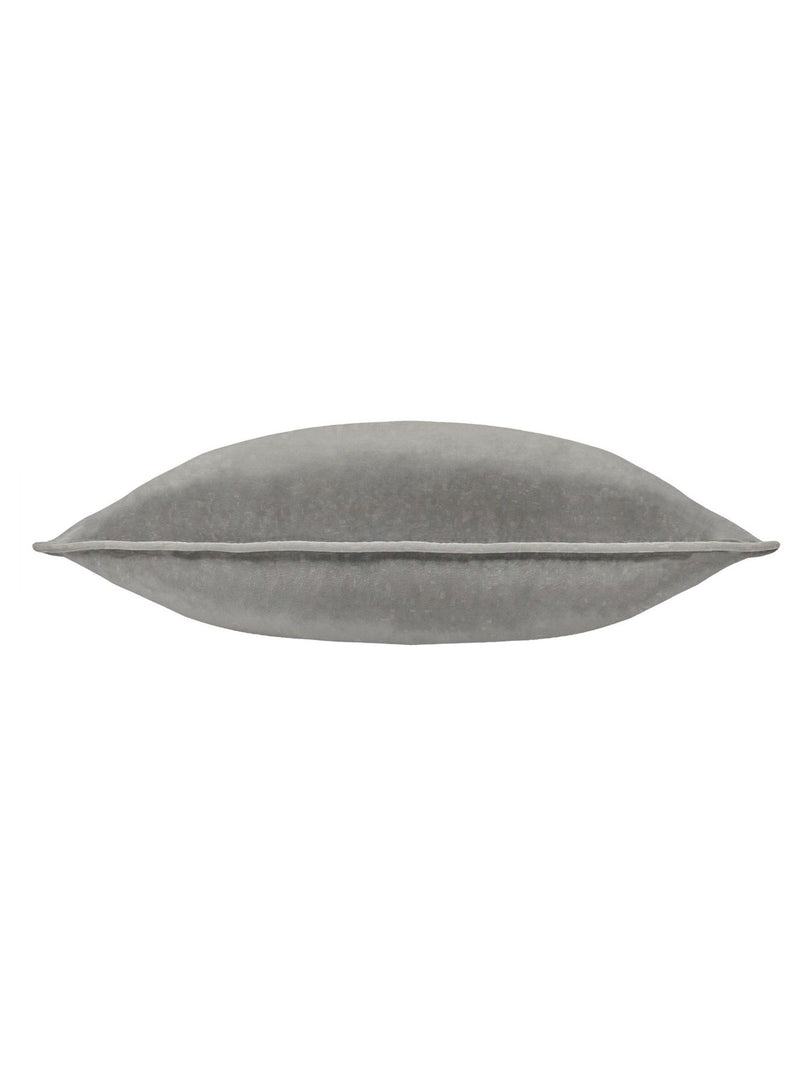 Furn charcoal dove velvet cushion 55x55cm, imported from the UK