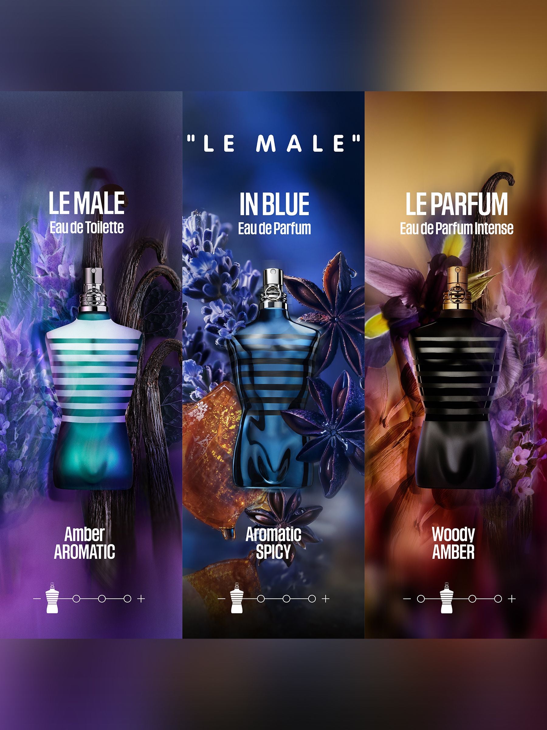 Jean Paul Gaultier Le Male In Blue Eau de Parfum 125ml (British brand)