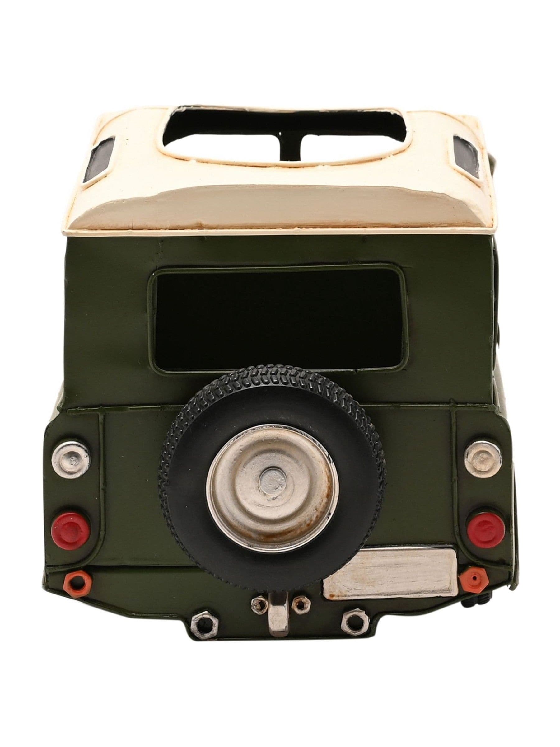 Widdop Green 4X4 metal wine holder - British product