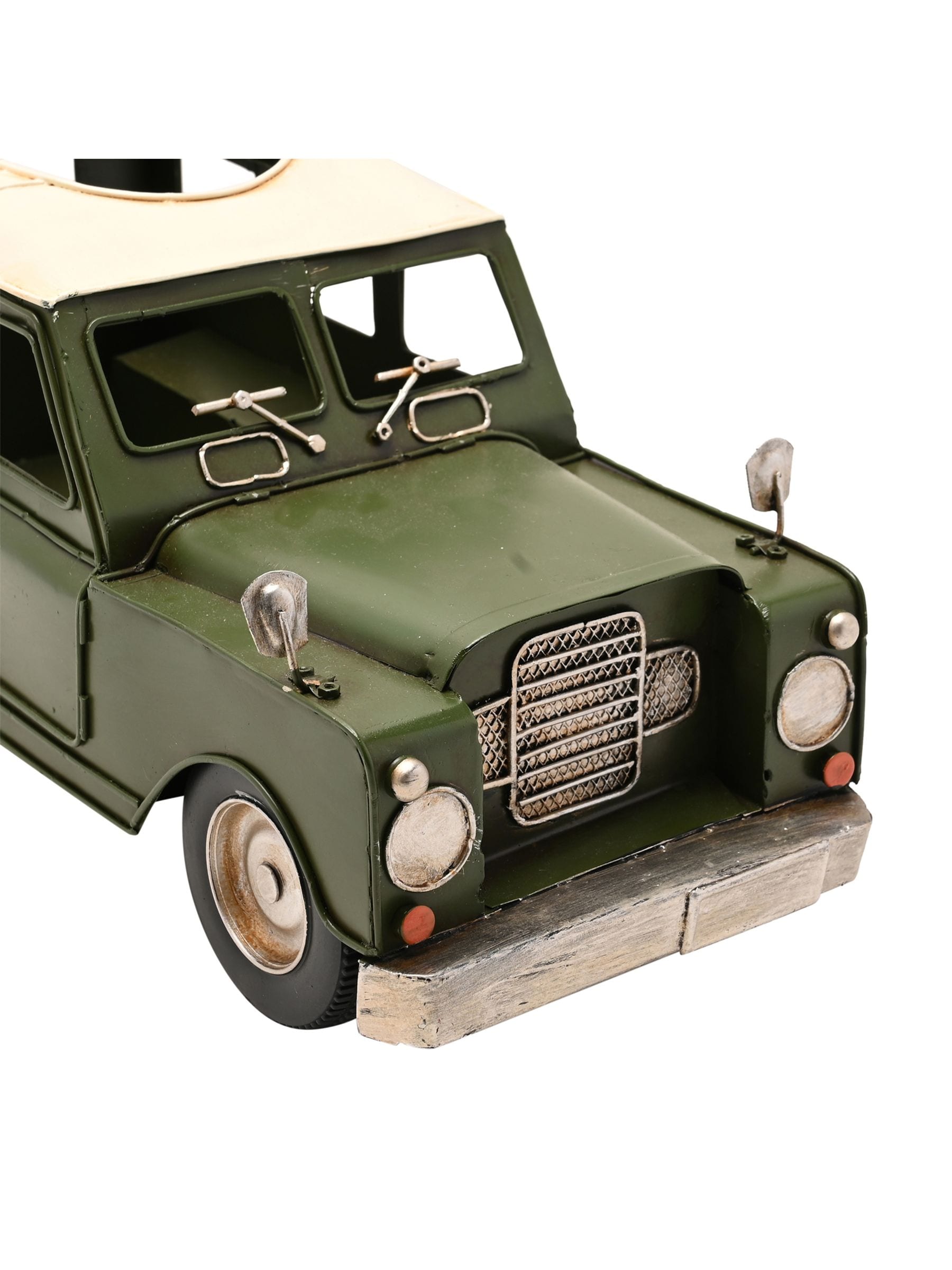 Widdop Green 4X4 metal wine holder - British product