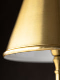 Rockett St George brass slim floor lamp 155cm tall, imported from the UK