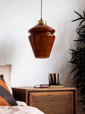 Rockett St George vintage butterscotch glass pendant 32.5cm (British brand)