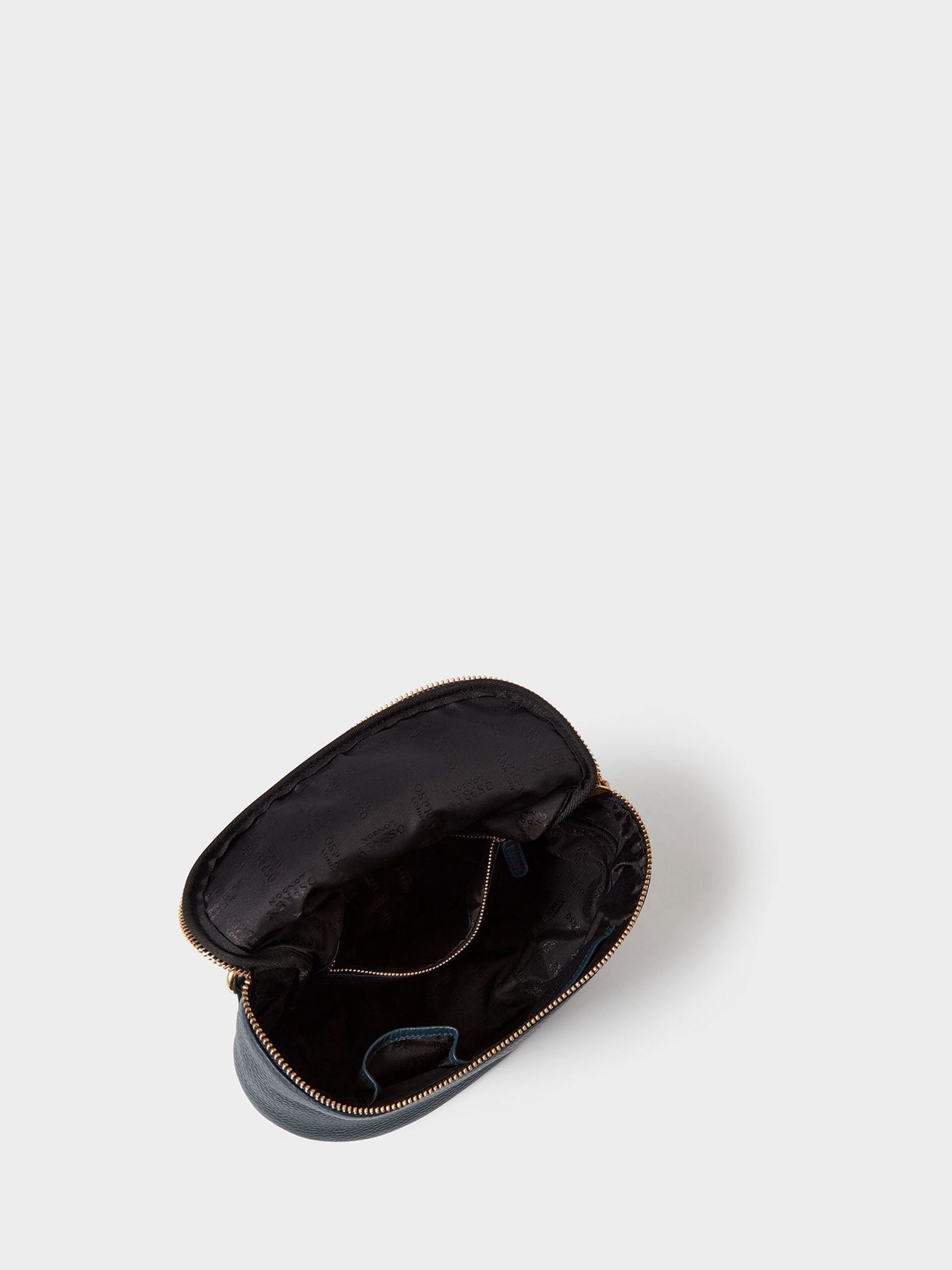 Osprey London Blue The Crumple Leather Sling Bag