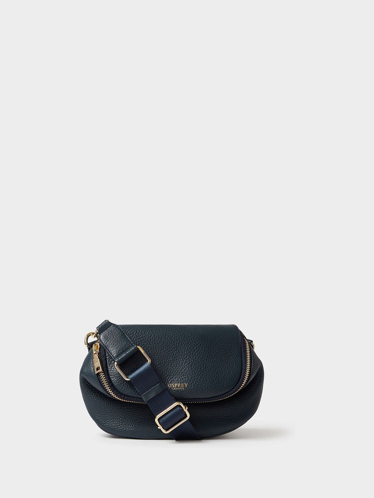 Osprey London Blue The Crumple Leather Sling Bag
