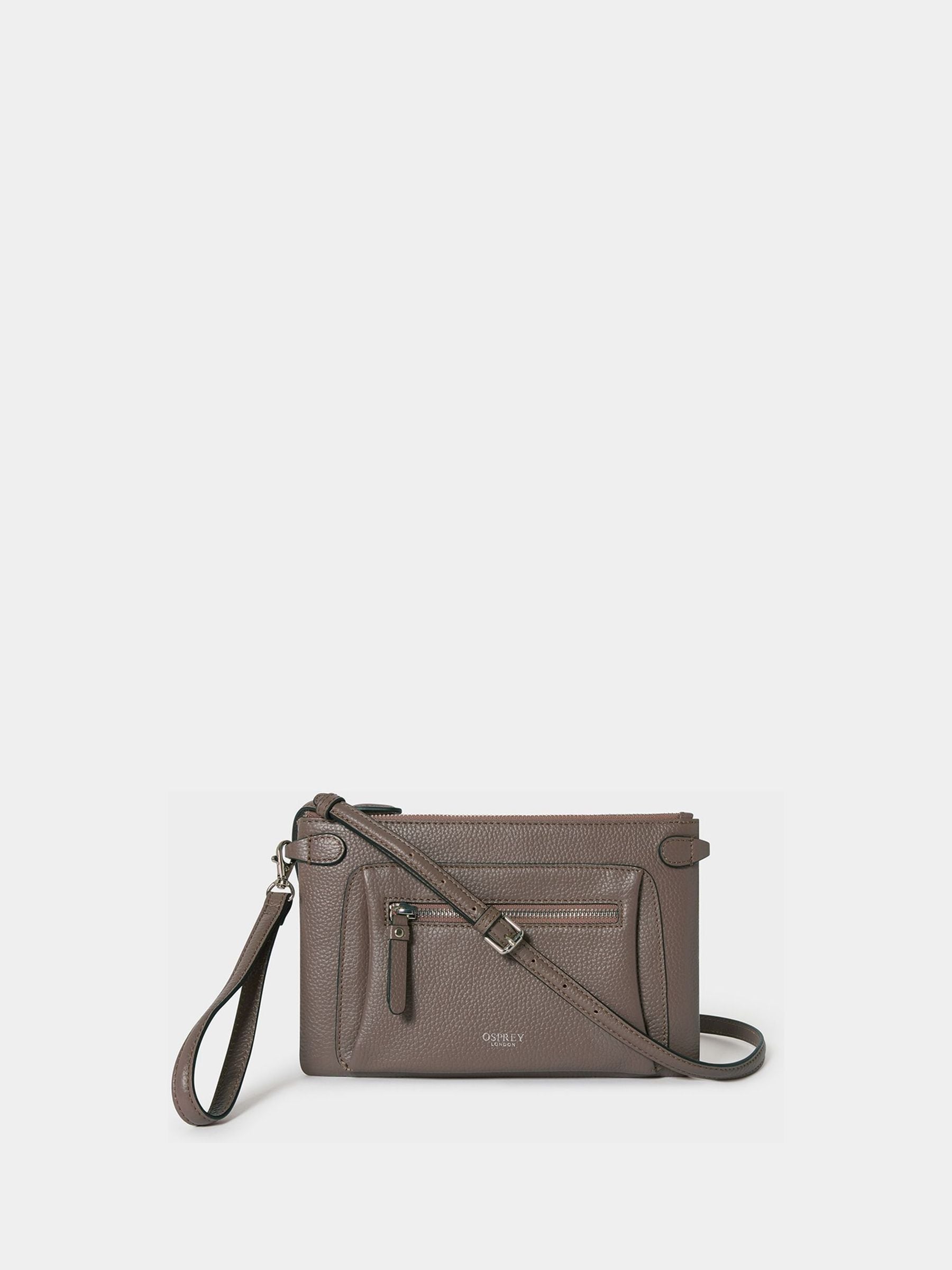 Osprey London Red The Ruby Leather Cross-Body Bag