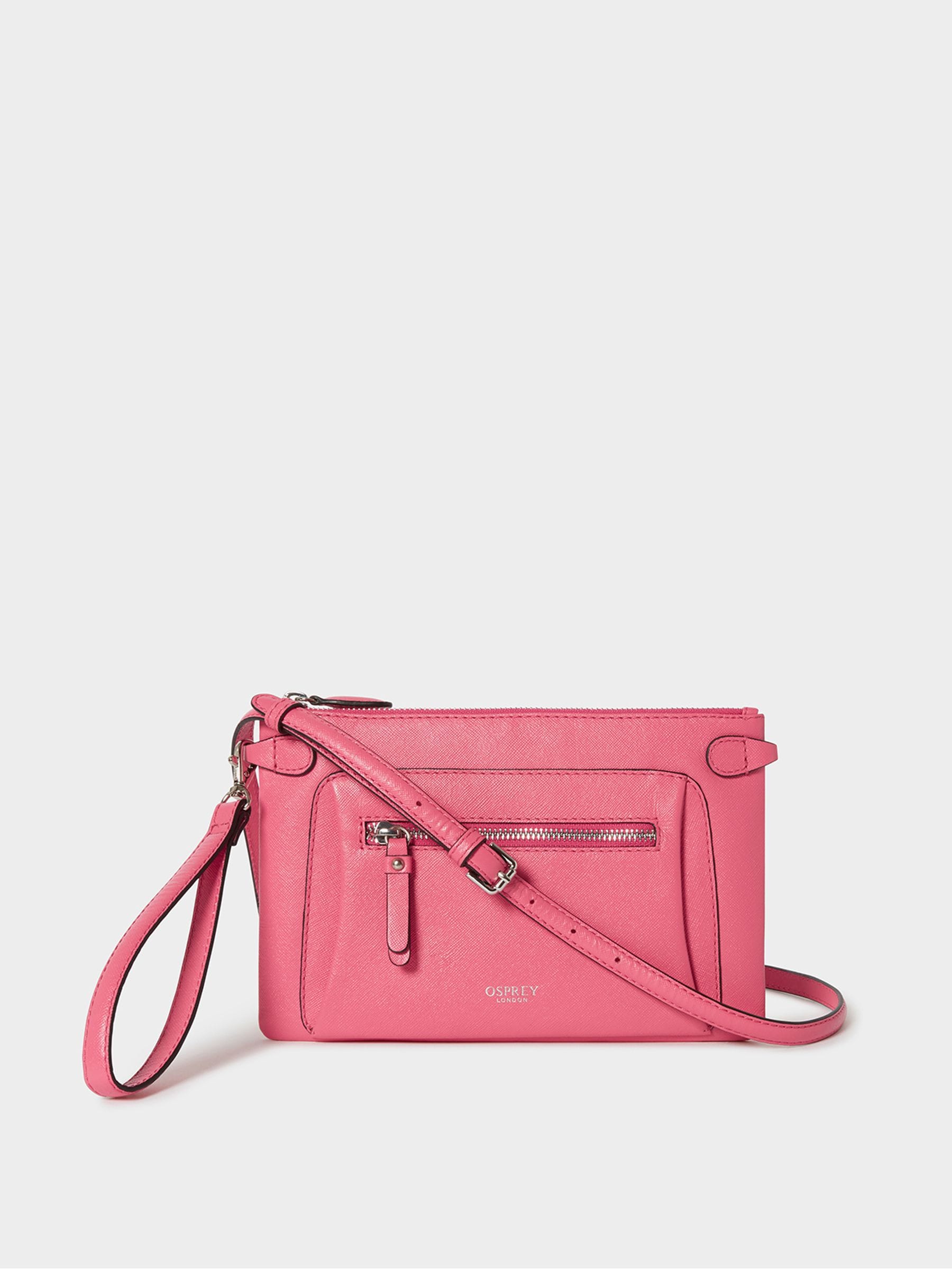 Osprey London Red The Ruby Leather Cross-Body Bag