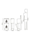 Brabantia Soft Beige SortUp Recycle Bin, imported from the UK